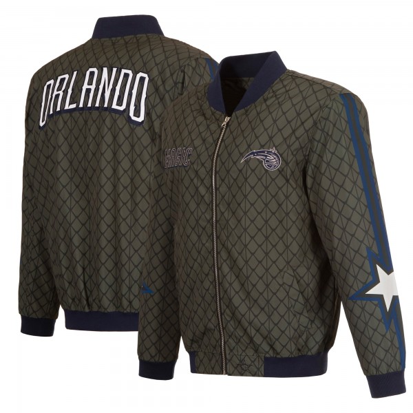 Бомбер Orlando Magic JH Design 2022/23 City Edition Full-Zip Nylon - Charcoal