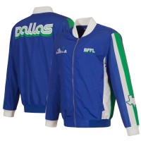 Бомбер Dallas Mavericks JH Design 2022/23 City Edition Full-Zip Nylon - Royal