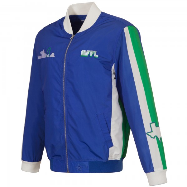 Бомбер Dallas Mavericks JH Design 2022/23 City Edition Full-Zip Nylon - Royal