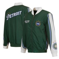 Бомбер Detroit Pistons JH Design 2022/23 City Edition Full-Zip Nylon - Green