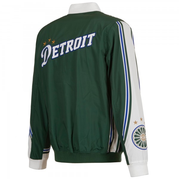 Бомбер Detroit Pistons JH Design 2022/23 City Edition Full-Zip Nylon - Green