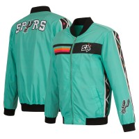 Бомбер на молнии San Antonio Spurs JH Design 2022/23 City Edition Nylon - Turquoise