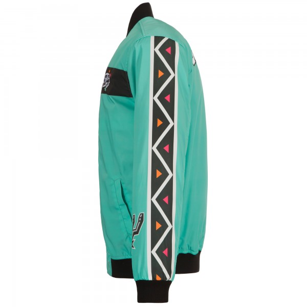 Бомбер на молнии San Antonio Spurs JH Design 2022/23 City Edition Nylon - Turquoise