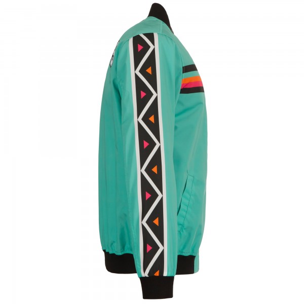 Бомбер на молнии San Antonio Spurs JH Design 2022/23 City Edition Nylon - Turquoise