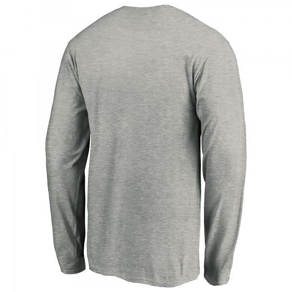New York Yankees Heather Gray Team Heart & Soul Long Sleeve T-Shirt