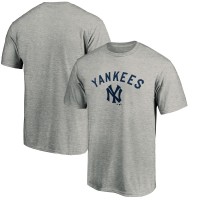 New York Yankees Heather Gray Team Wahconah T-Shirt
