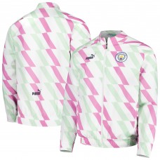 Кофта на молнии Manchester City Puma 2022/23 Pre-Match - White