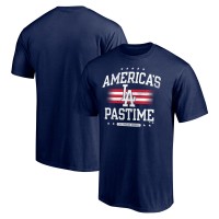 Los Angeles Dodgers Navy Team Americas Pastime T-Shirt