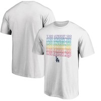 Los Angeles Dodgers White Team City Pride T-Shirt