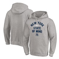 Толстовка New York Yankees Gray Heater State of Mind