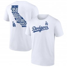 Los Angeles Dodgers White Team Hot Shot T-Shirt