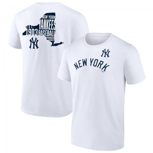 New York Yankees White Team Hot Shot T-Shirt