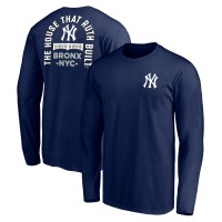New York Yankees Navy Team Hometown Collection Ruths House Long Sleeve T-Shirt