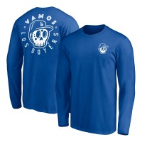 Los Angeles Dodgers Royal Team Hometown Collection Sugar Skull Long Sleeve T-Shirt