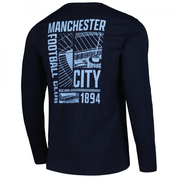 Футболка с длинным рукавом Manchester City Stadium - Navy