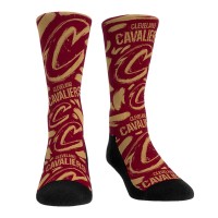 Носки Cleveland Cavaliers Rock Em Unisex Allover Logo & Paint Crew