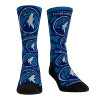 Носки Minnesota Timberwolves Rock Em Socks Unisex Allover Logo & Paint