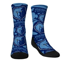 Носки Memphis Grizzlies Rock Em Youth Allover Logo & Paint Crew