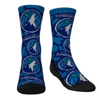 Носки Minnesota Timberwolves Rock Em Socks Youth Allover Logo & Paint