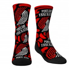 Носки Portland Trail Blazers Rock Em Youth Allover Logo & Paint Crew