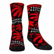 Носки Toronto Raptors Rock Em Youth Allover Logo & Paint Crew