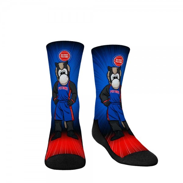 Носки Detroit Pistons Rock Em Youth Mascot Pump Up Crew
