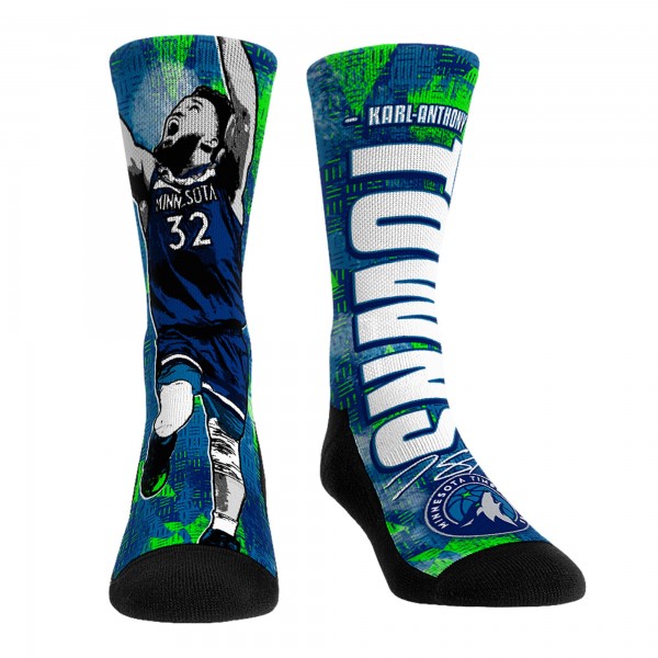 Носки Karl-Anthony Towns Minnesota Timberwolves Rock Em Socks Unisex Big Player