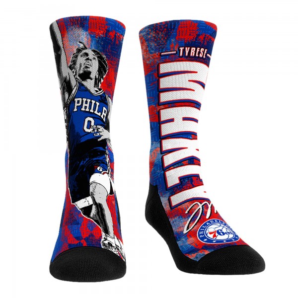 Носки Tyrese Maxey Philadelphia 76ers Rock Em Unisex Big Player Crew