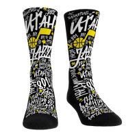 Носки Utah Jazz Rock Em Unisex Graffiti Crew