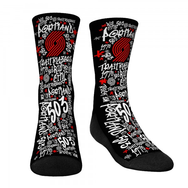 Носки Portland Trail Blazers Rock Em Youth Graffiti Crew