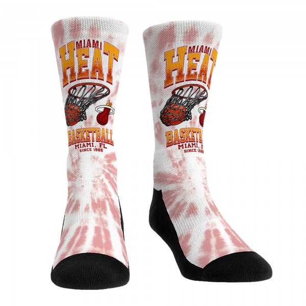 Носки Miami Heat Rock Em Unisex Vintage Hoop Crew