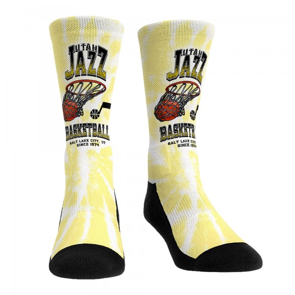 Носки Utah Jazz Rock Em Unisex Vintage Hoop Crew
