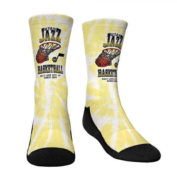 Носки Utah Jazz Rock Em Youth Vintage Hoop Crew