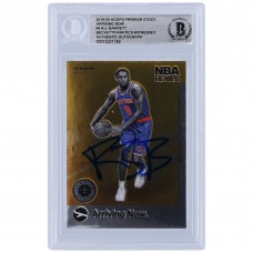 RJ Barrett New York Knicks Autographed 2019-20 Panini Hoops Premium Stock Arriving Now #4 Beckett Fanatics Witnessed Authenticated Rookie Card