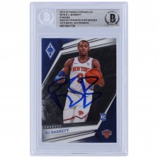 RJ Barrett New York Knicks Autographed 2019-20 Panini Chronicles Phoenix #578 Beckett Fanatics Witnessed Authenticated Rookie Card