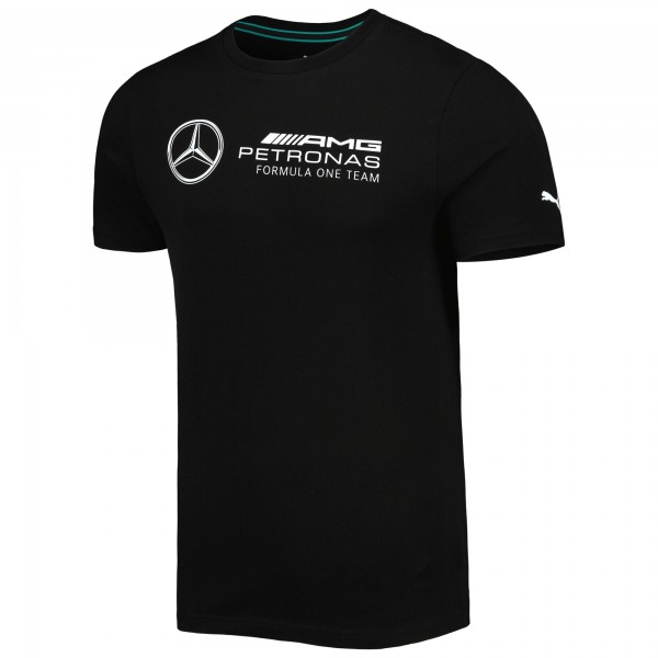 Футболка Mercedes-AMG Petronas F1 Team Puma Unisex Essential Logo - Black
