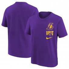 Футболка Los Angeles Lakers Nike Youth Vs Block Essential - Purple
