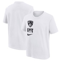 Футболка Youth Brooklyn Nets Nike White Vs Block Essential