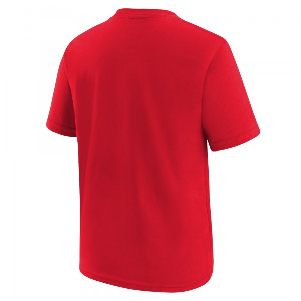 Футболка Toronto Raptors Nike Youth Vs Block Essential - Red