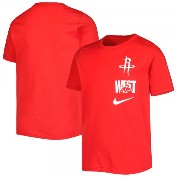 Футболка Houston Rockets Nike Youth Vs Block Essential - Red