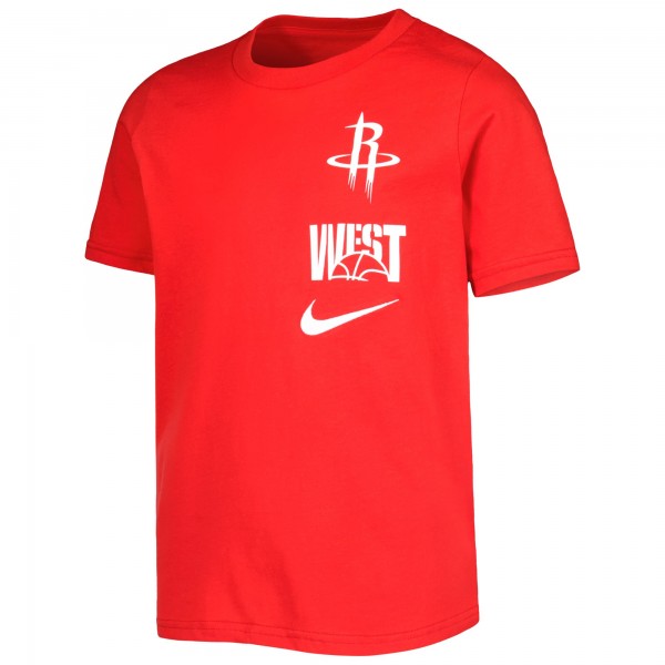 Футболка Houston Rockets Nike Youth Vs Block Essential - Red