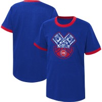 Футболка Detroit Pistons Youth Hoop City Hometown Ringer - Blue