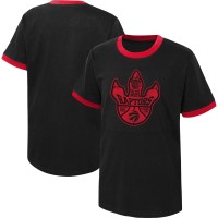 Футболка Toronto Raptors Youth Hoop City Hometown Ringer - Black