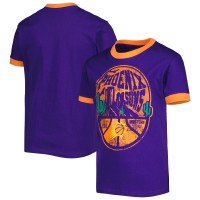 Футболка Phoenix Suns Youth Hoop City Hometown Ringer - Purple