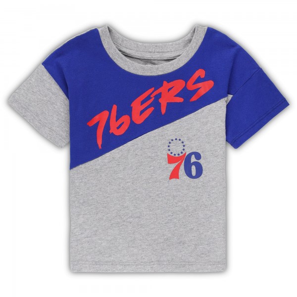Toddler Philadelphia 76ers Royal/Gray Super Star T-Shirt & Shorts Set