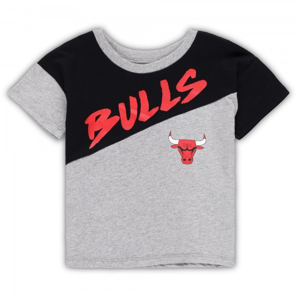 Toddler Chicago Bulls Black/Gray Super Star T-Shirt & Shorts Set