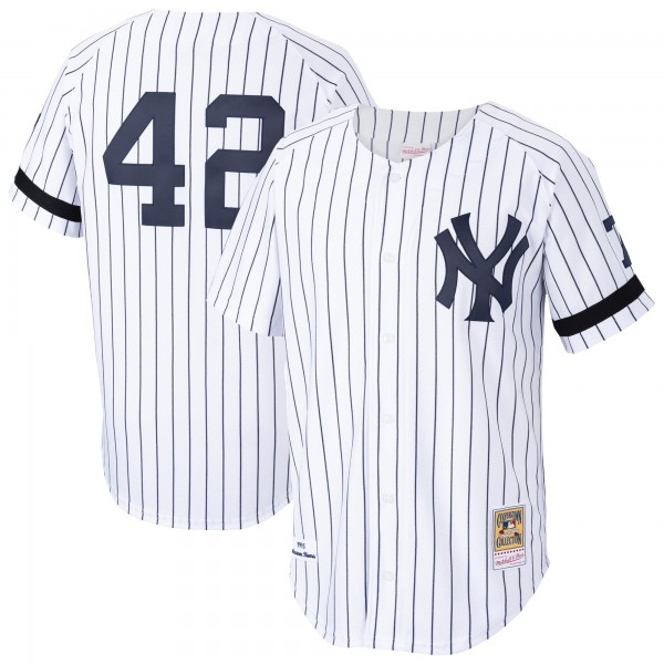 Джерси New York Yankees Mariano Rivera White Cooperstown Collection 1995 Authentic Player