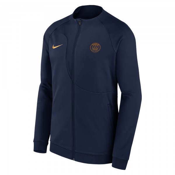 Кофта на молнии Paris Saint-Germain Nike 2023 Academy Pro Anthem - Navy