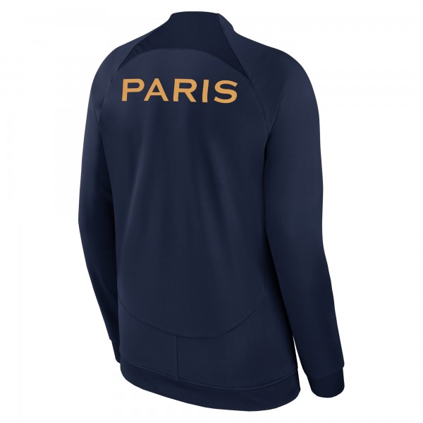 Кофта на молнии Paris Saint-Germain Nike 2023 Academy Pro Anthem - Navy