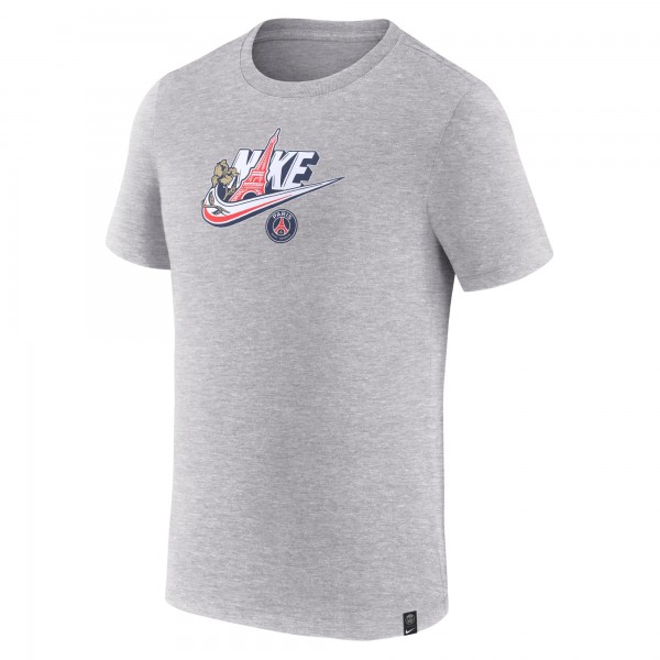 Футболка Paris Saint-Germain Nike Futura - Heather Gray